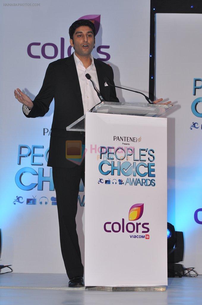 Akash Sharma at the launch of People's Choice Awards in ITC Grand Maratha, Mumbai on 17th Oct 2012
