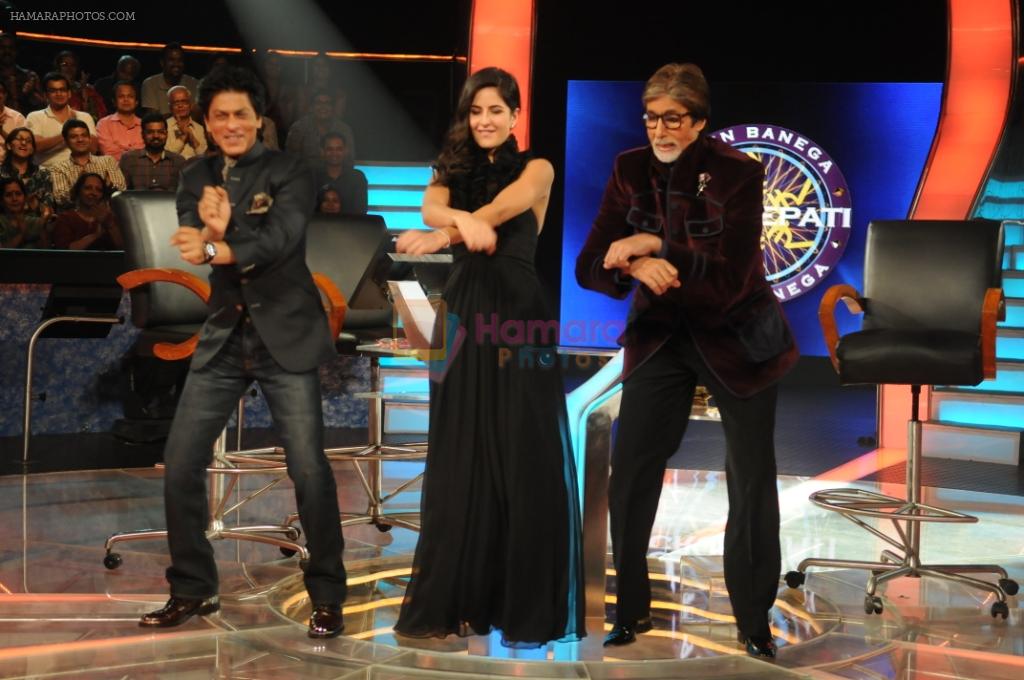Shahrukh Khan, Katrina Kaif, Amitabh Bachchan dancing on the Gangnam Style on 16th Oct 2012