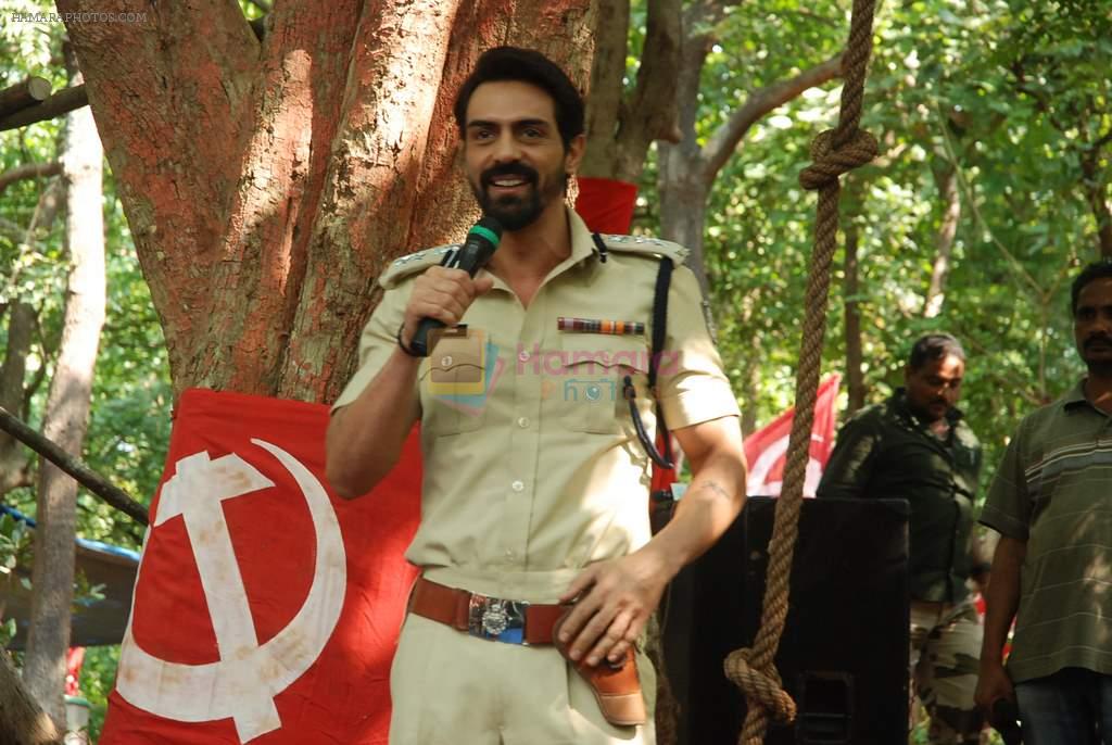 Arjun Rampal at Chakravyuh naxal camp in Mumbai on 18th Oct 2012