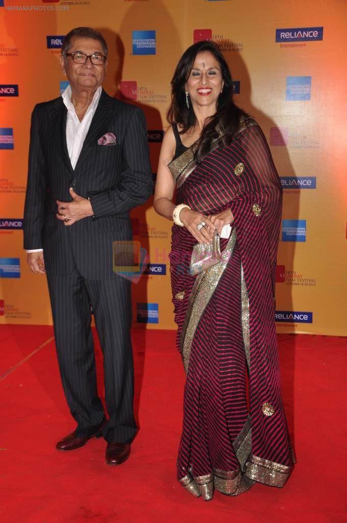 Shobha De at Mami film festival opening night on 18th Oct 2012