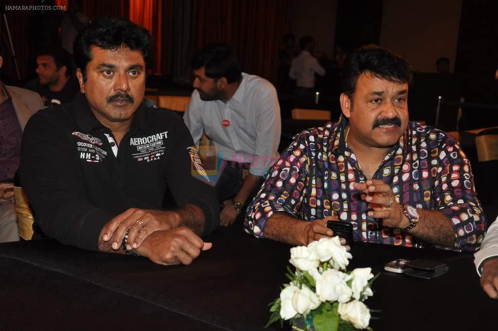 Mohanlal at CCL team launch in Novotel, Mumbai on 19th Oct 2012
