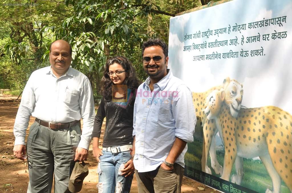Swini Khara at Delhi Safari promotions in National Park, Mumbai on 20th Oct 2012