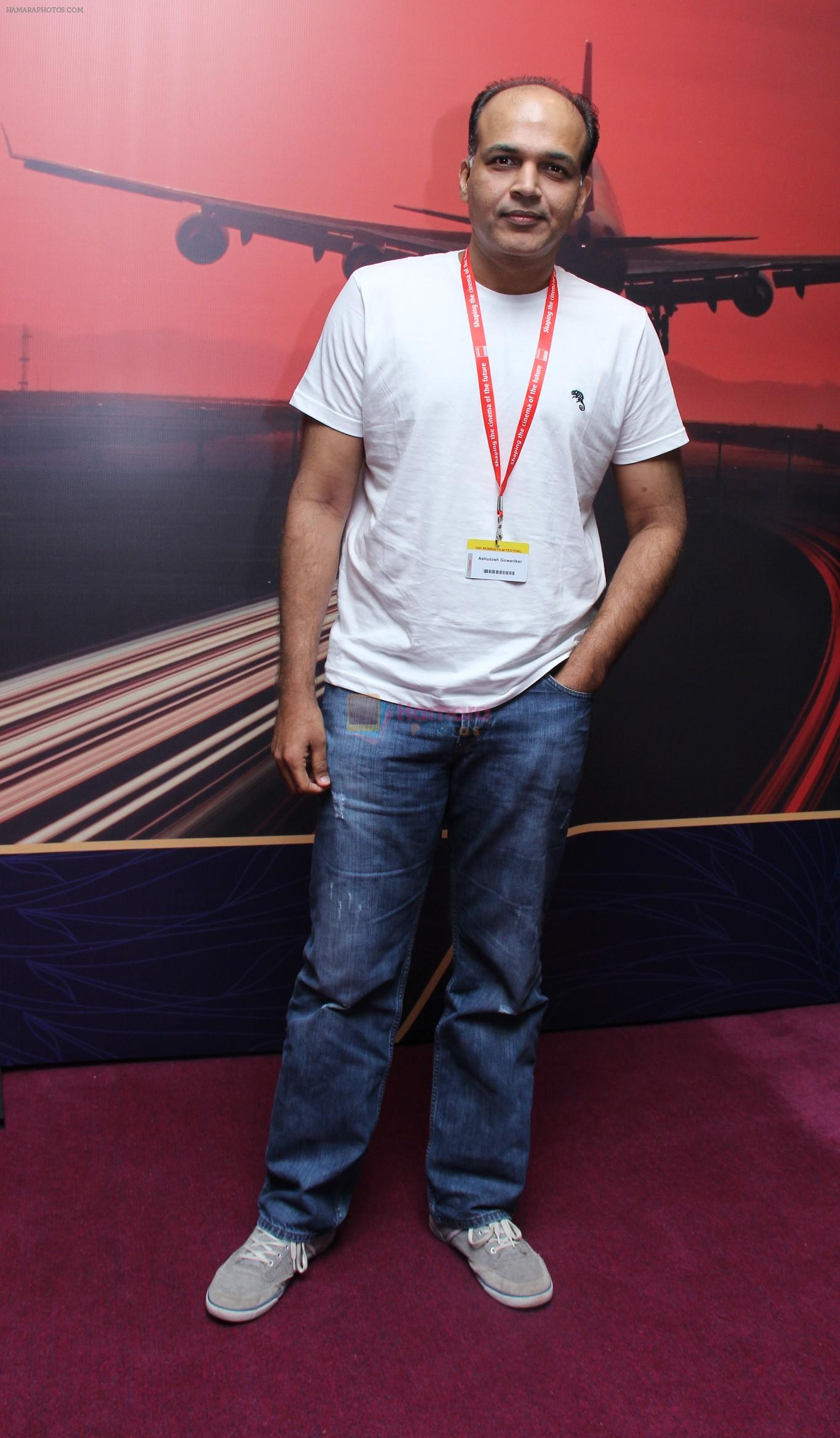 Ashutosh Gowariker at Day 4 of the 14th Mumbai Film Festival in Mumbai on 21st Oct 2012