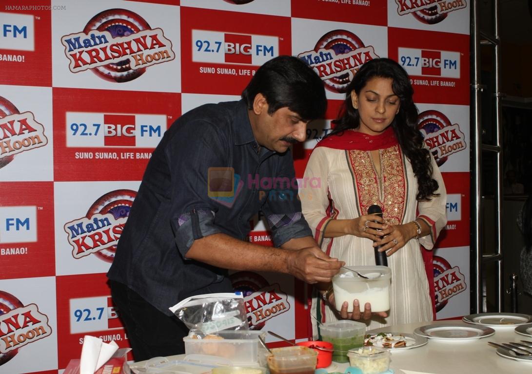 Juhi Chawla Launches BIG Memsaab at 92.7 BIG FM with BIG Chef Rakesh Sethi