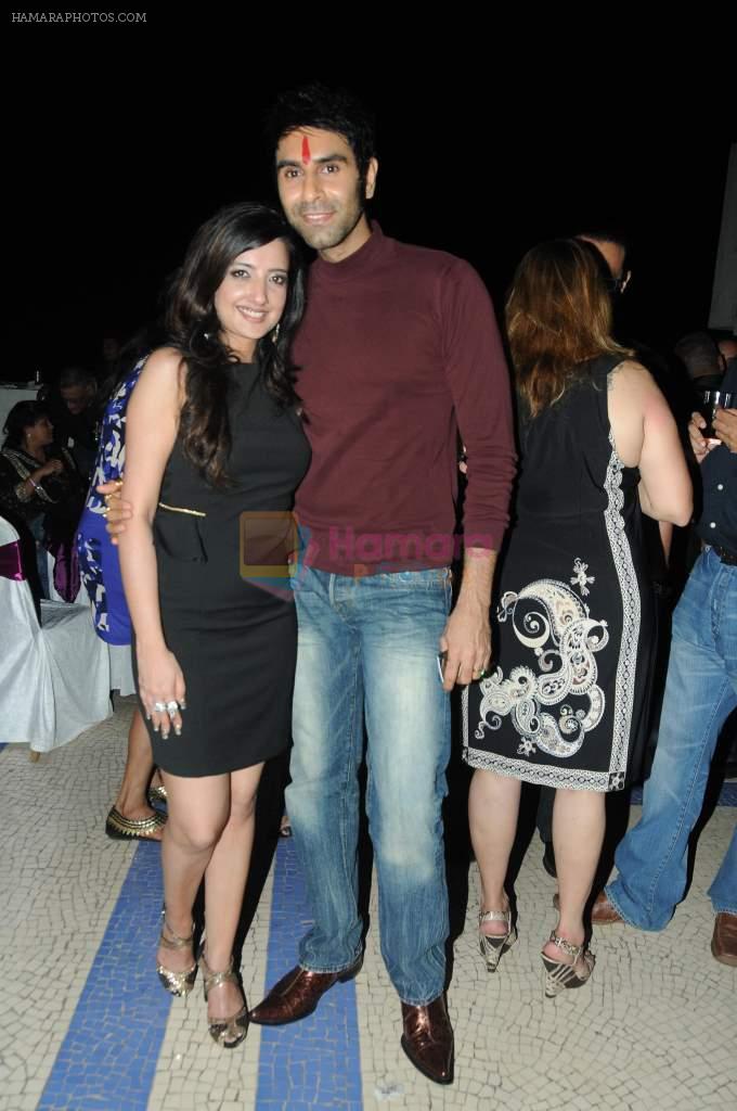 Amy Billimoria with Sandip Soparkar at designer Amy Billimoria's birthday bash in Mumbai on 24th Oct 2012