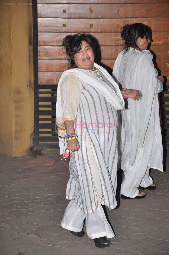 Dolly Bindra at Yash Chopra's chautha in Yash Raj Studios on 25th Oct 2012