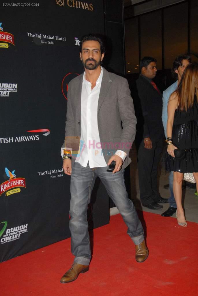 Arjun Rampal at F1 LAP party day 1 on 26th Oct 2012