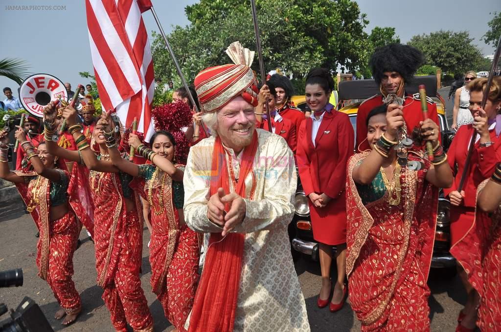 Richard Branson in India on 26th Oct 2012