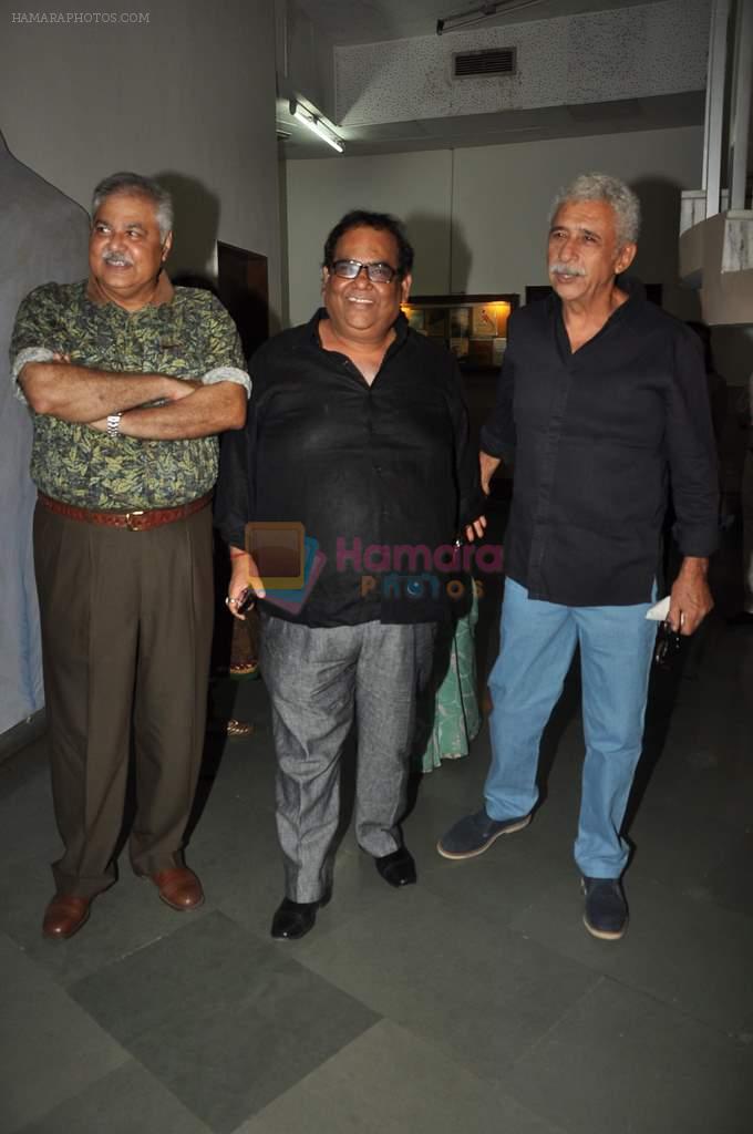 Naseeruddin Shah, Satish Shah, Satish Kaushik at Jaane Bhi Do Yaaro screening in NFDC on 31st Oct 2012