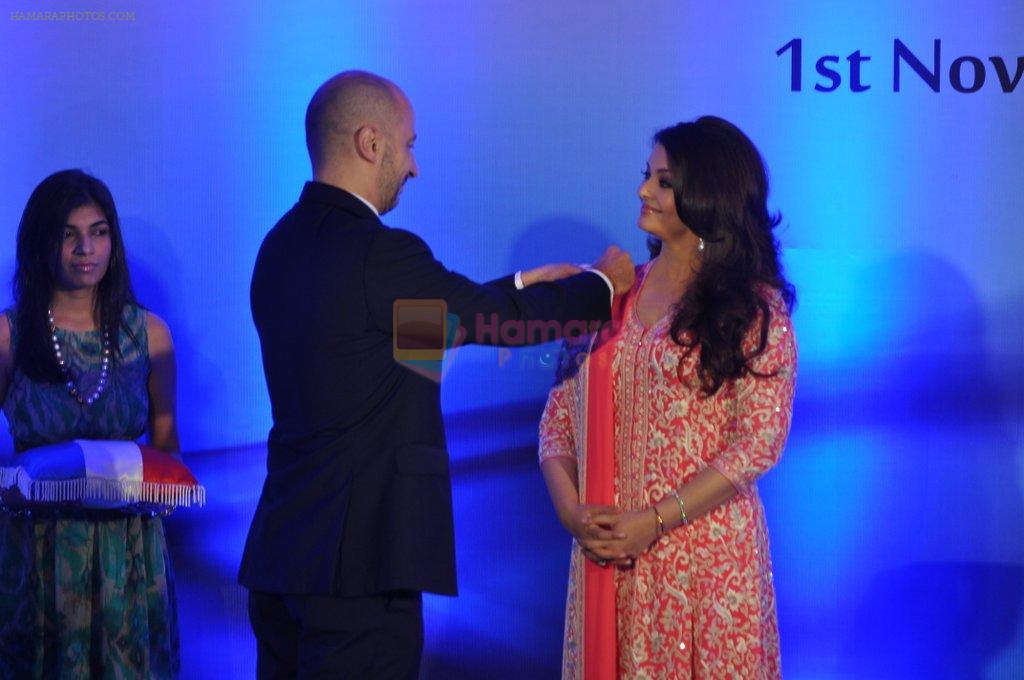 Aishwarya Rai Bachchan confered with French Honour in Sofitel, Mumbai on 2nd Nov 2012