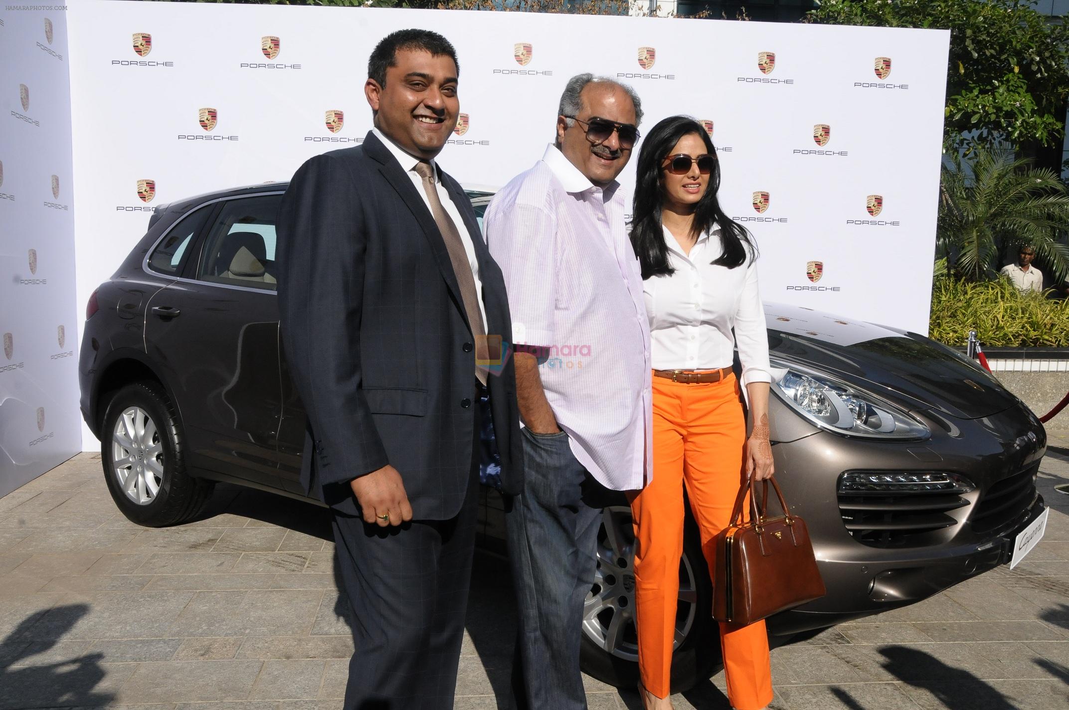 Sridevi gifts Boney Kapoor the 100th Porsche to be sold in India on 8th Nov 2012