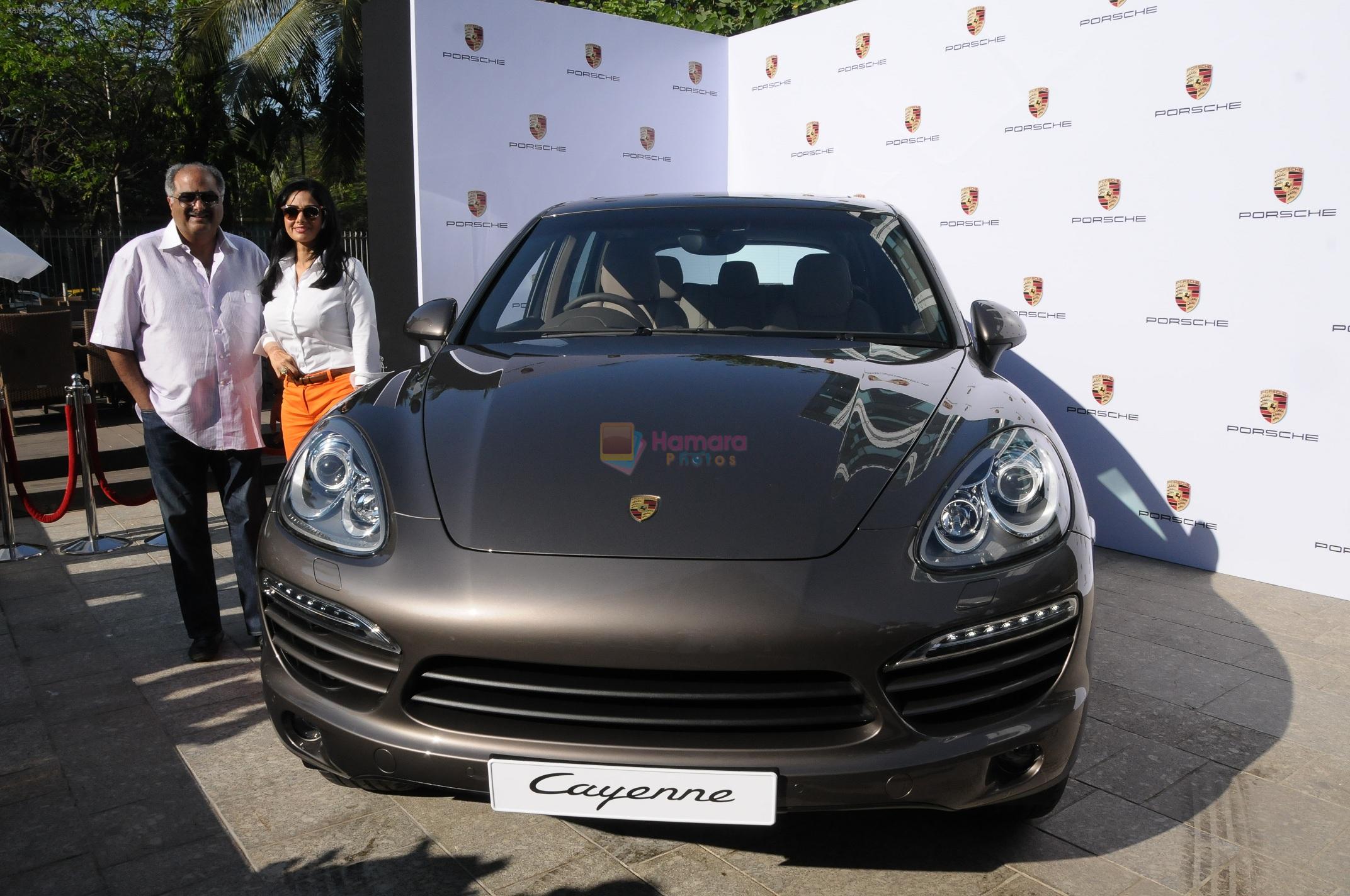 Sridevi gifts Boney Kapoor the 100th Porsche to be sold in India on 8th Nov 2012