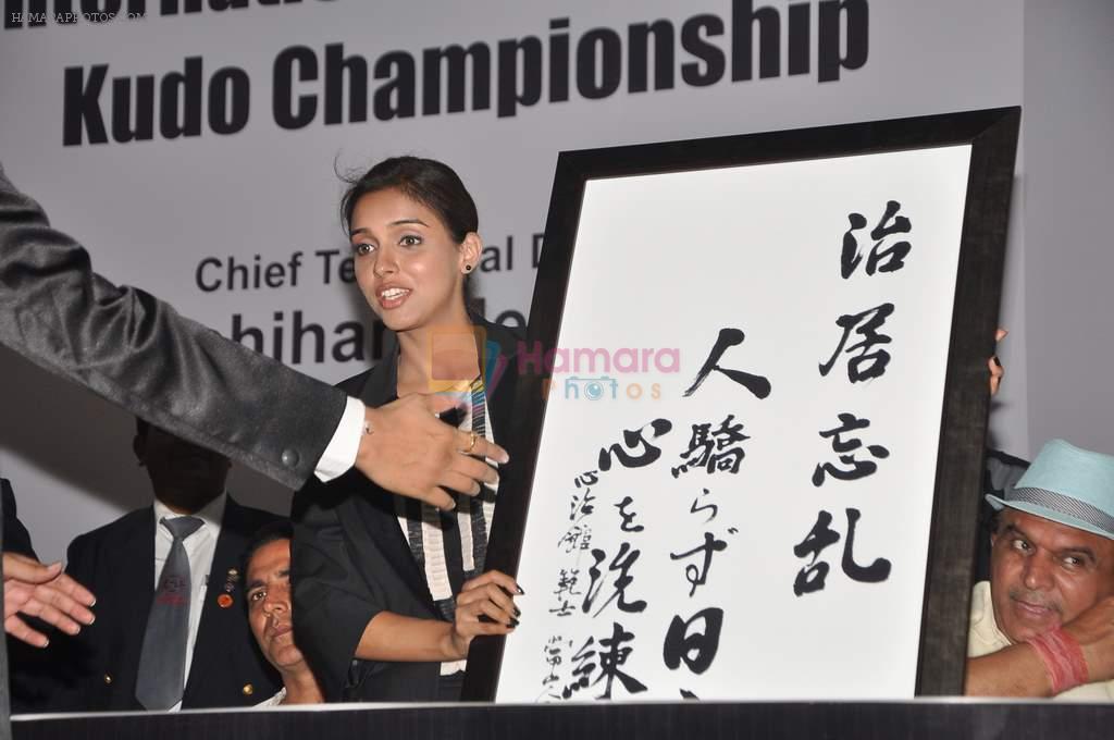 Asin Thottumkal at Kudo champinship in Andheri Sports Complex, Mumbai on 11th Nov 2012