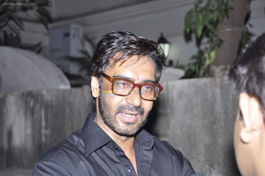 Ajay Devgan at Son of Sardaar special screening in Ketnav, Mumbai on 11th Nov 2012
