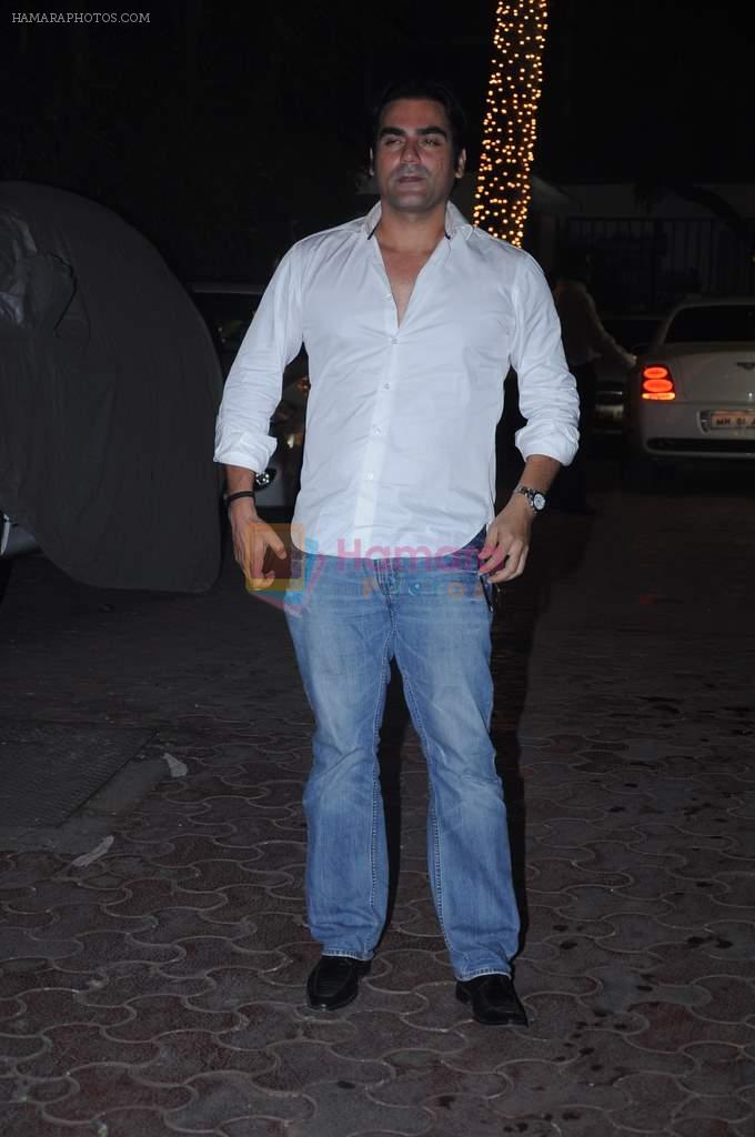 Arbaaz Khan at Shilpa Shetty's Diwali bash in Mumbai on 13th Nov 2012