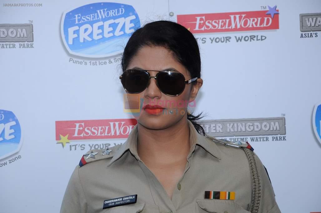 Kavita Kaushik at FIR on location in esselworld, Mumbai on 16th Nov 2012