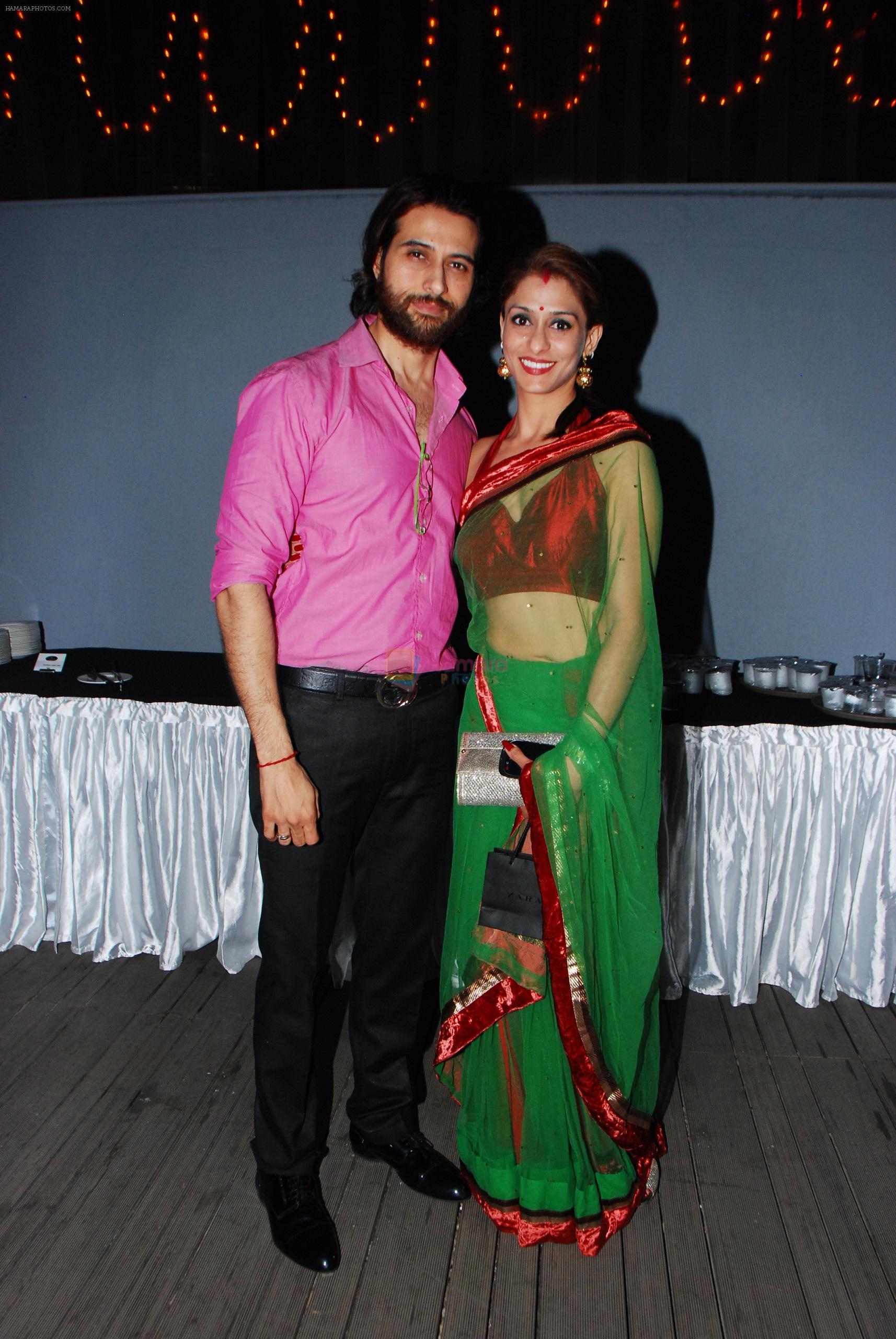 Apporva Agnihotri with Wife at the launch of Sai Deodhar and Shakti Anand's Production house Thoughtrain Entertainment in Mumbai on 18th Nov 2012