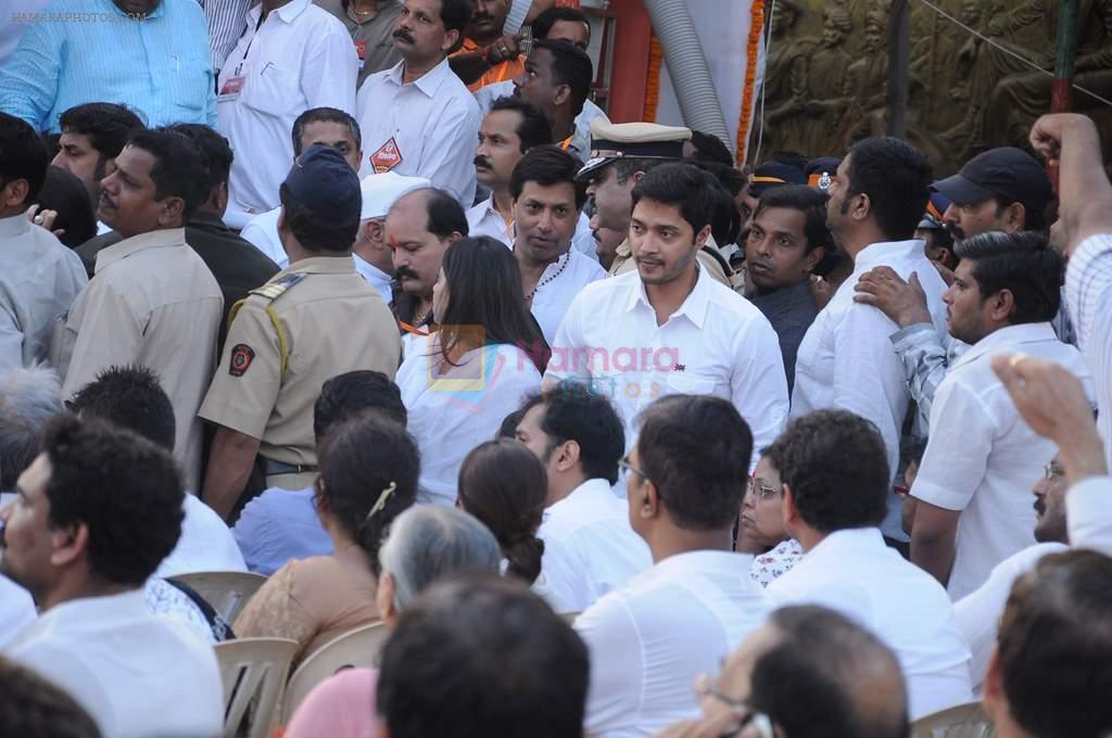 Shreyas Talpade at Bal Thackeray funeral in Mumbai on 18th Nov 2012