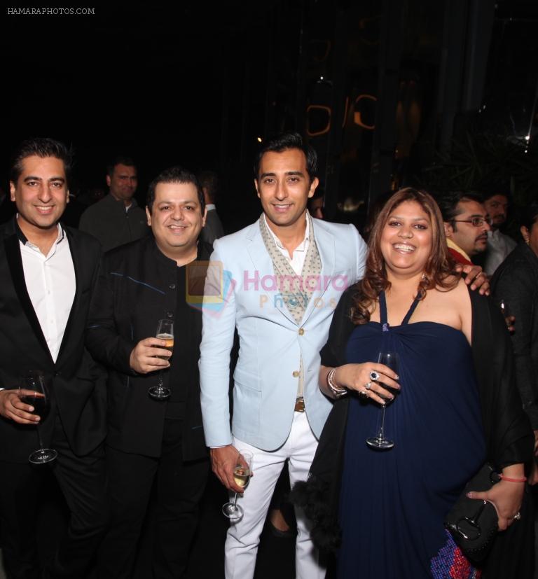 Rahul Khanna and Rohit Gandhi with Rahul Khanna and Mandira Koirala at GUCCI celebrates the opening of its fifth store in India in Gurgaon on 23rd Nov 2012