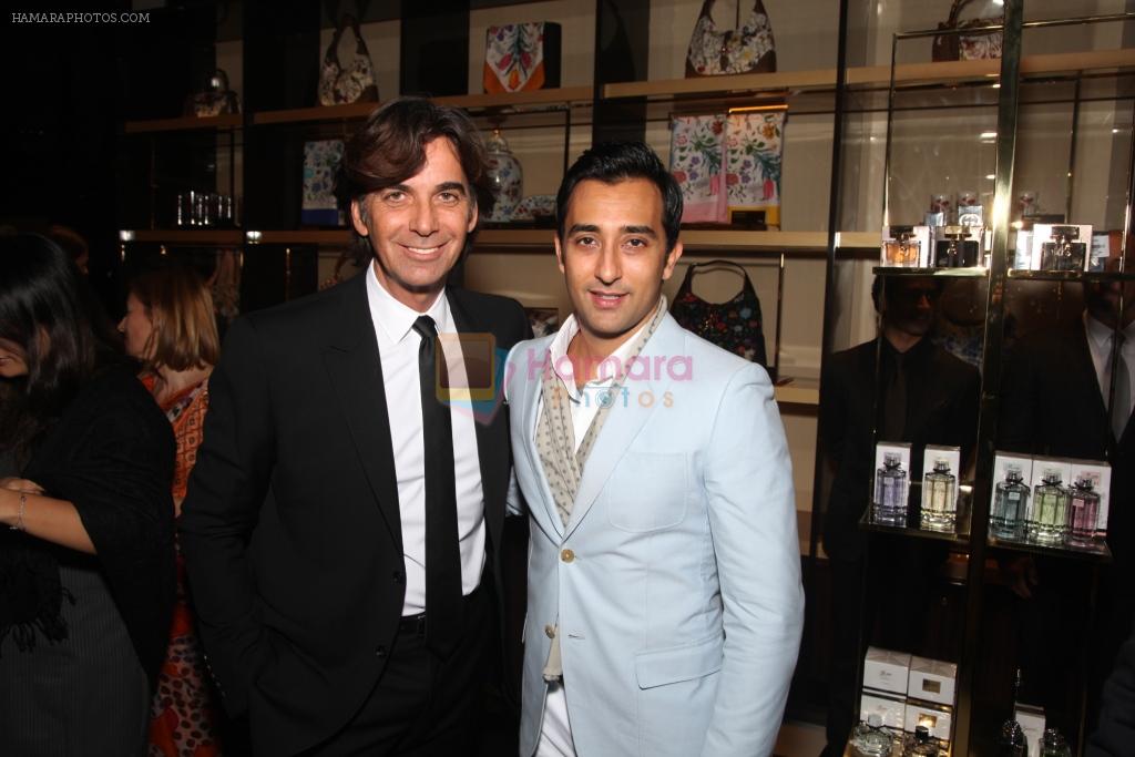 Patrizio di Marco with Rahul Khanna at GUCCI celebrates the opening of its fifth store in India in Gurgaon on 23rd Nov 2012