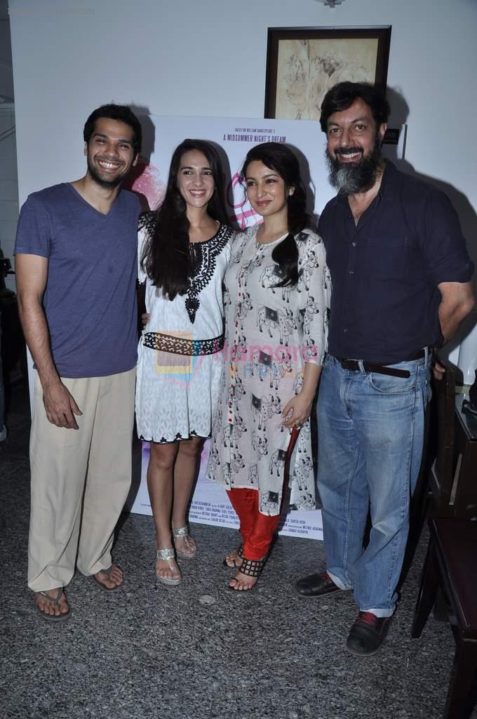 Tara Sharma, Tisca Chopra, Rajat Kapoor at 10 ml Love film promotions in Andheri, Mumbai on 26th Nov 2012