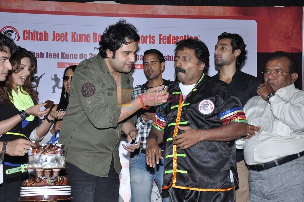 Krishna Abhishek at Bruce Leee's birthday celebrated in Andheri Sports Complex, Mumbai on 27th Nov 2012