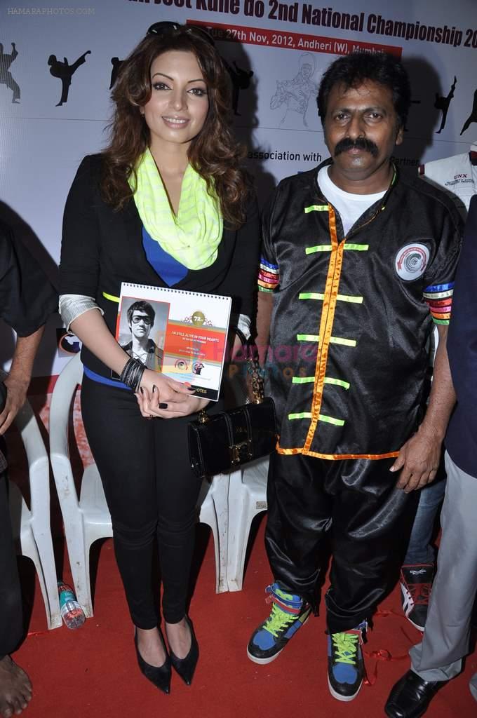Shama Sikander at Bruce Leee's birthday celebrated in Andheri Sports Complex, Mumbai on 27th Nov 2012