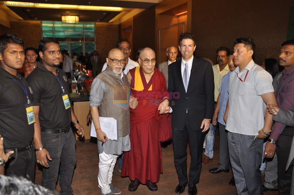 Pritish Nandy at World Compassion Day with Dalai Lama in Grand Hyatt, Mumbai on 28th Nov 2012