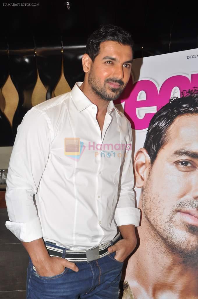 John Abraham launches special issue of People magazine in F Bar, Mumbai on 28th Nov 2012