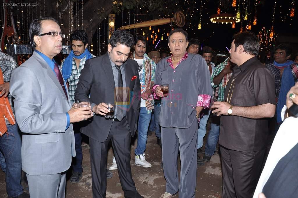 Anant Mahadevan, Ashutosh Rana, Ranjeet, Manoj Joshi  on the sets of film Soda in Kamlistan, Mumbai on 28th Nov 2012