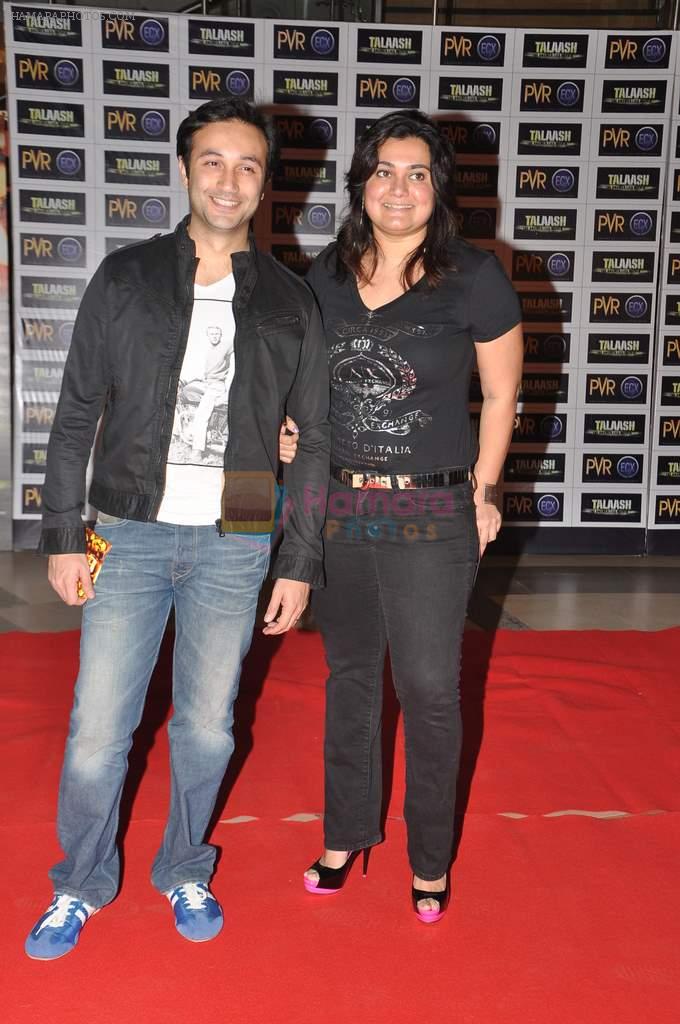 Divya Palat, Aditya Hitkari at Talaash film premiere in PVR, Kurla on 29th Nov 2012