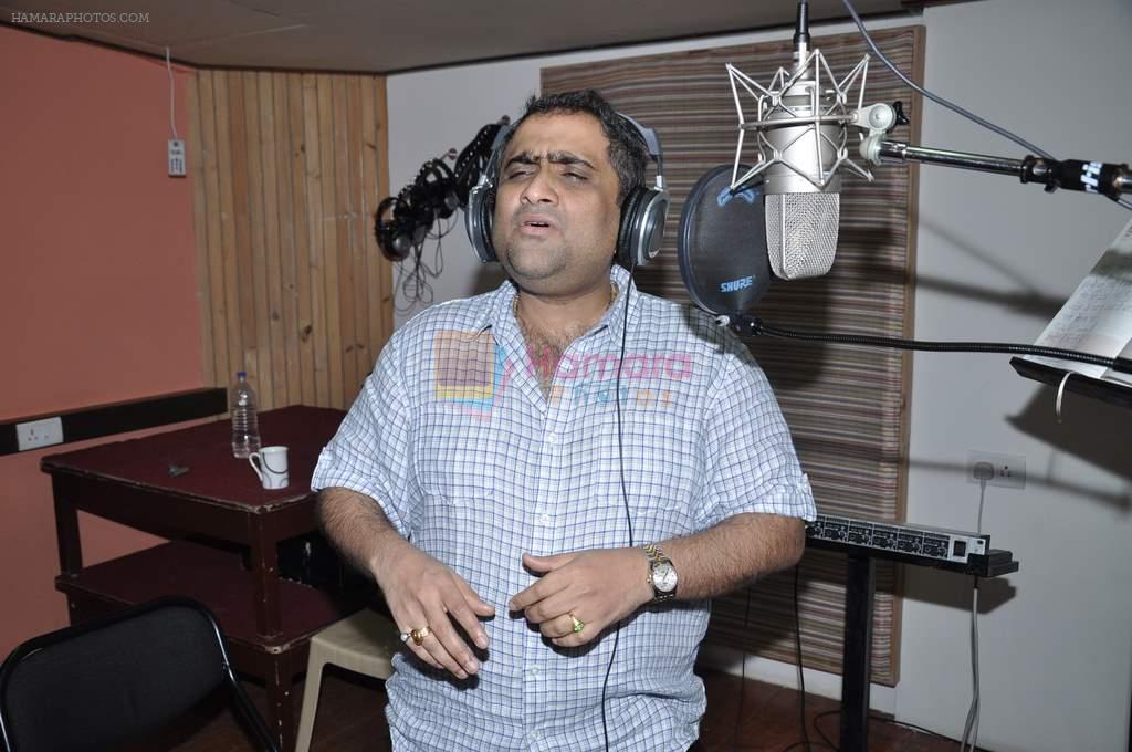 Kunal Ganjawala at a song recording in Mumbai on 29th Nov 2012