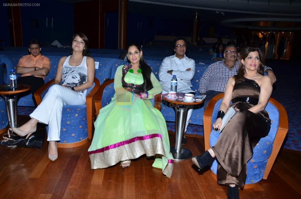 Lucky Morani at Kavita Seth's live concert for Le Musique in  On board of Seven Seas Voyager cruise on 30th Nov 2012