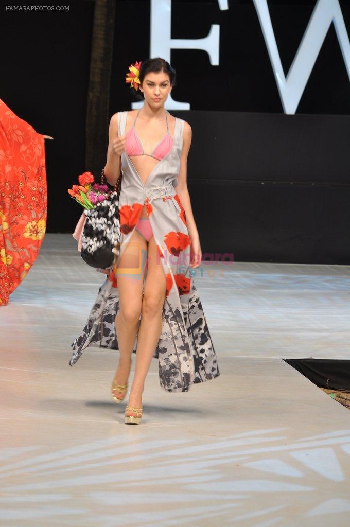 Model walk the ramp for Welspun Show at IRFW 2012 in Goa on 1st Dec 2012