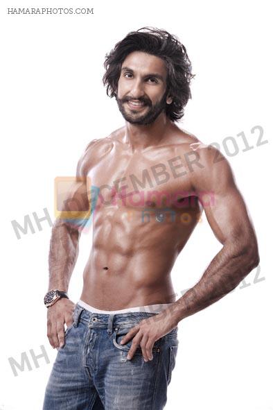 Ranveer Singh on the cover of Men's Health Magazine Dec. 2012