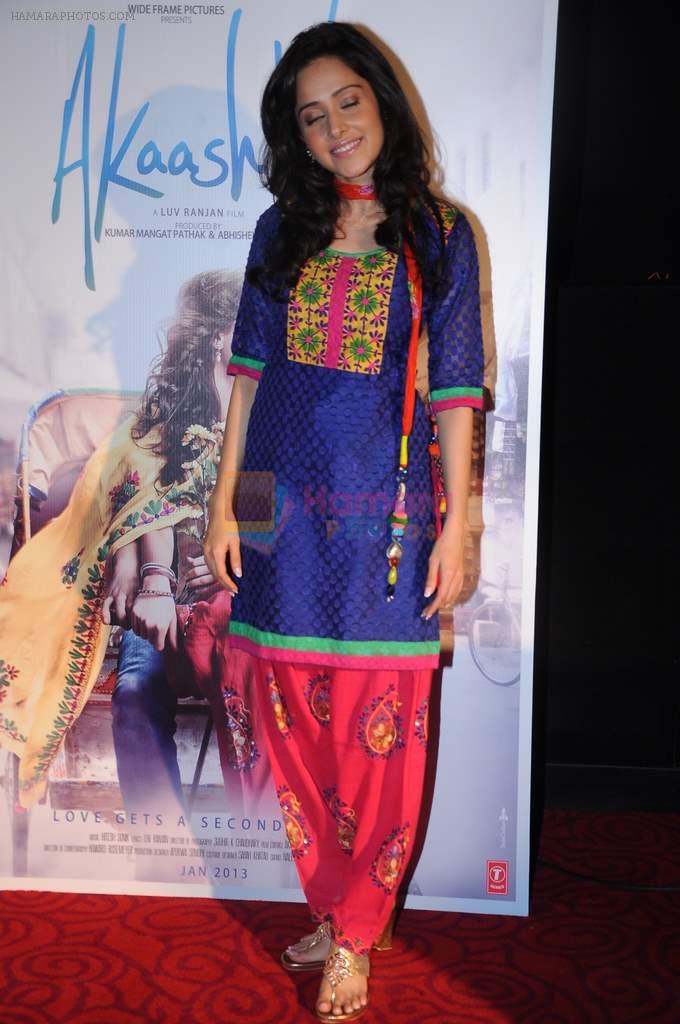 Nushrat Bharucha at Akashvani film trailer launch in Cinemax, Mumbai on 5th Dec 2012