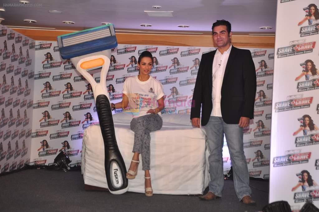 Arbaaz Khan and Malaika Arora Khan at Gillete event in Trident, Mumbai on 5th Dec 2012