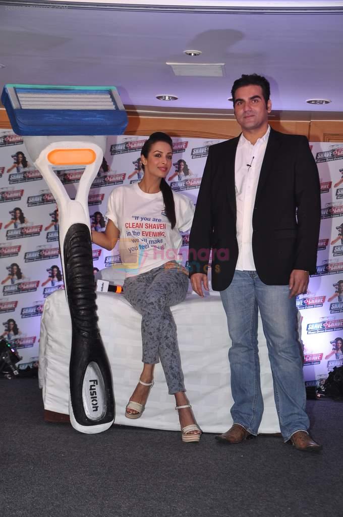 Arbaaz Khan and Malaika Arora Khan at Gillete event in Trident, Mumbai on 5th Dec 2012