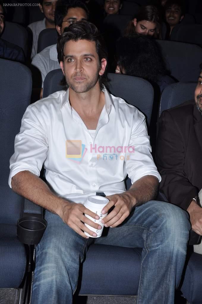 Hrithik Roshan at Whistling woods with Ghai in Filmcity, Mumbai on 7th Dec 2012