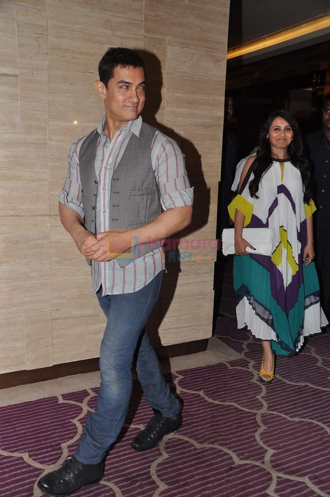 Aamir Khan, Rani Mukherjee at Talaash success bash in J W Marriott, Mumbai on 10th Dec 2012