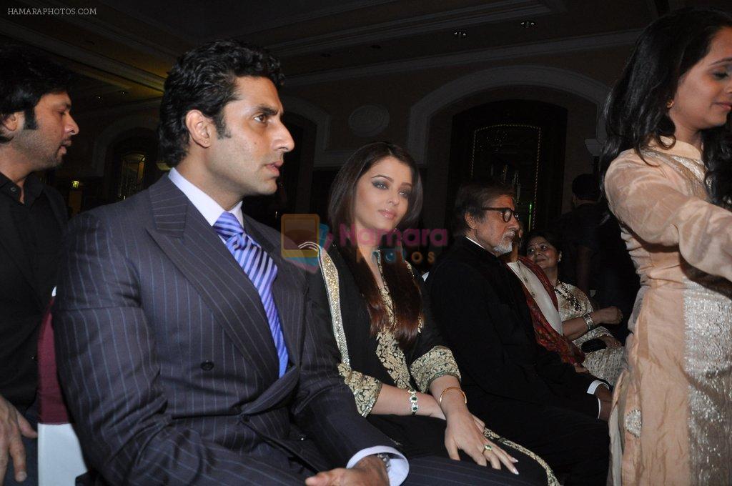 Abhishek Bachchan, Aishwarya Bachchan at Ustad Amjab Ali Khan book launch in ITC Grand Central, Mumbai on 13th Dec 2012