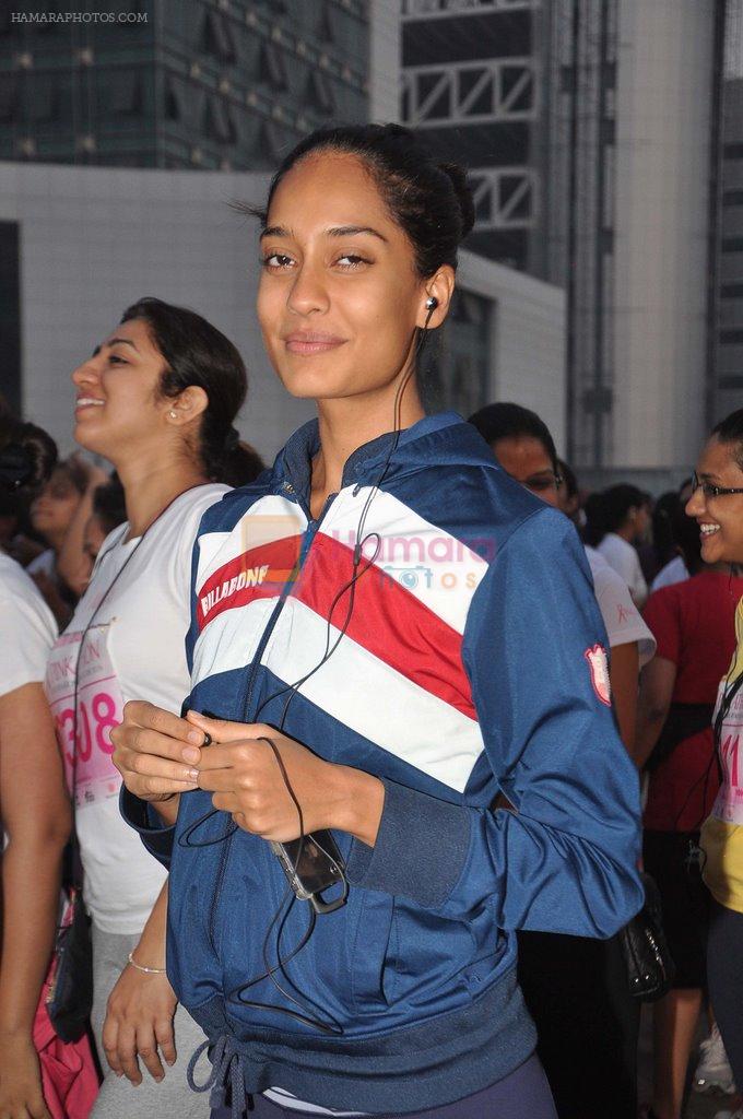 Lisa Haydon at Pinkathon in Mumbai on 16th Dec 2012