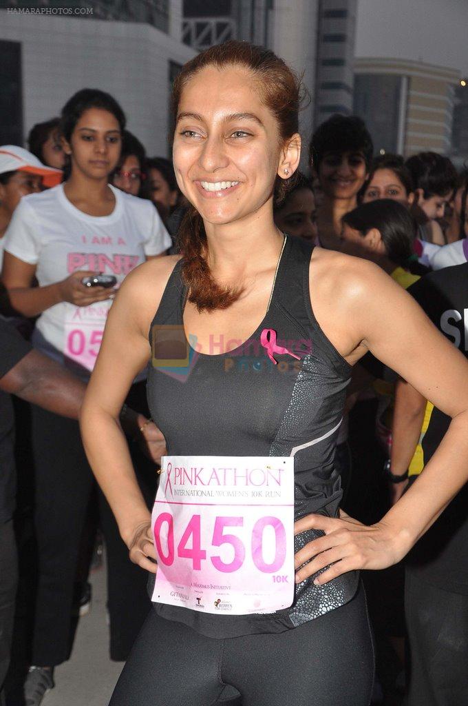 Anusha Dandekar at Pinkathon in Mumbai on 16th Dec 2012