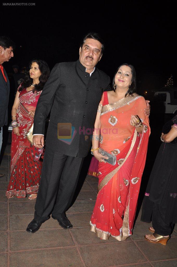 Raza Murad at Abhinav & Ashima Shukla wedding reception in Taj Land's End, Bandra, Mumbai on 16th Dec 2012