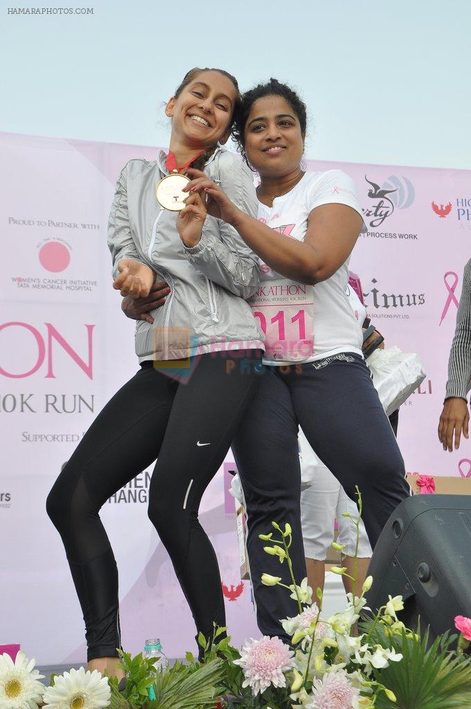Anusha Dandekar at Pinkathon Event on BKC, Mumbai on 16th Dec 2012