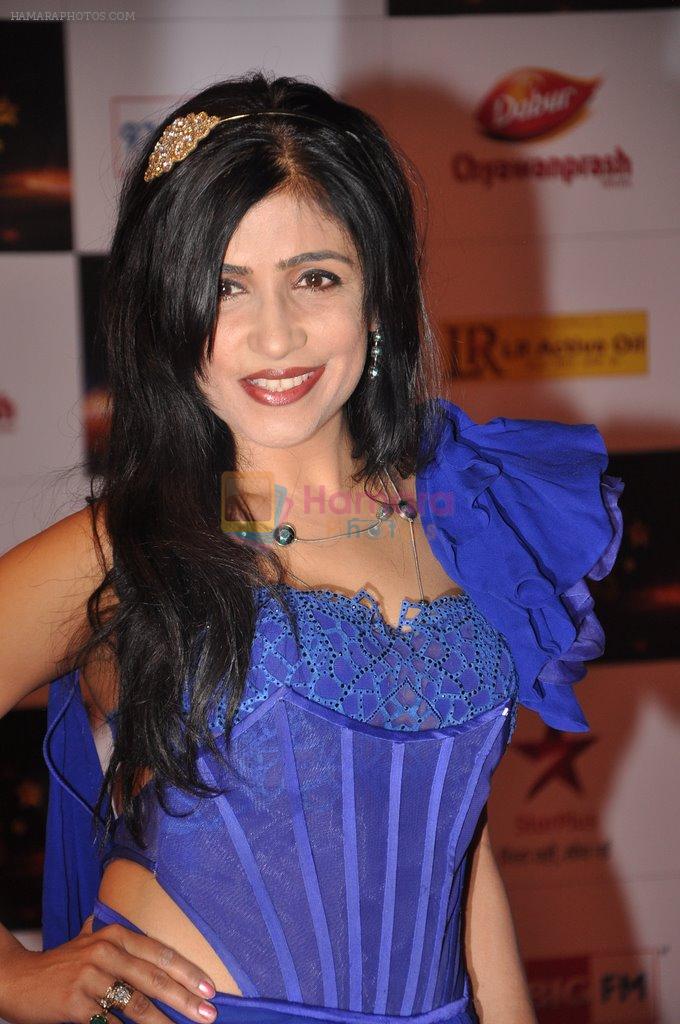 Shibani Kashyap at Big Star Awards red carpet in Mumbai on 16th Dec 2012