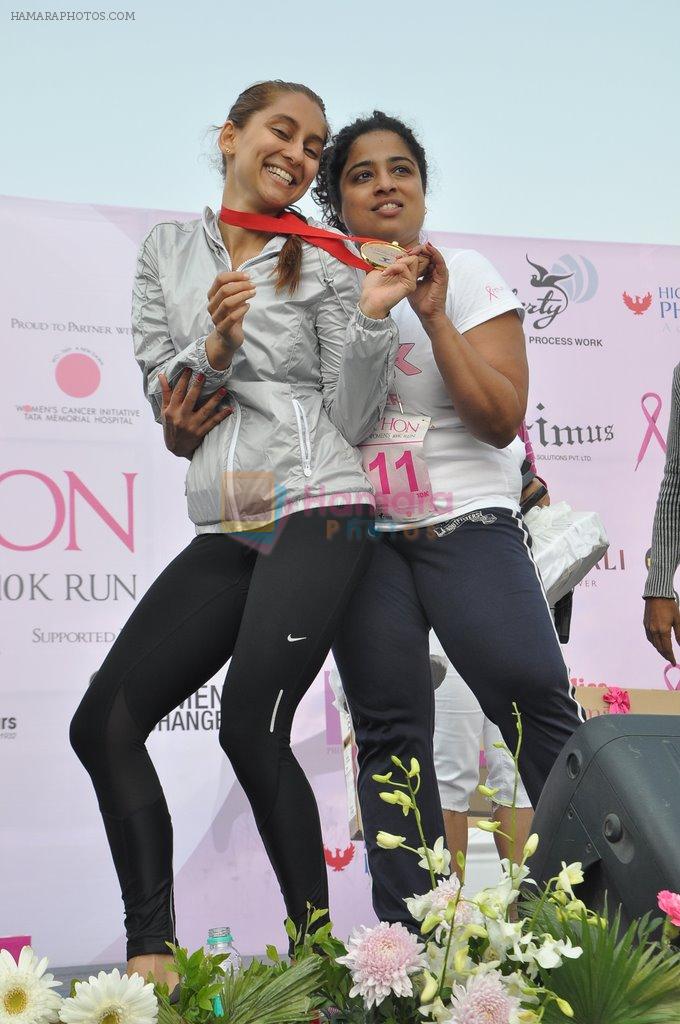 Anusha Dandekar at Pinkathon Event on BKC, Mumbai on 16th Dec 2012