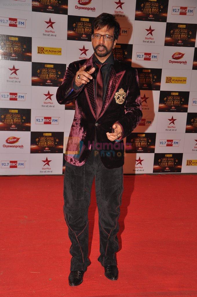 Javed Jaffrey at Big Star Awards red carpet in Mumbai on 16th Dec 2012,1
