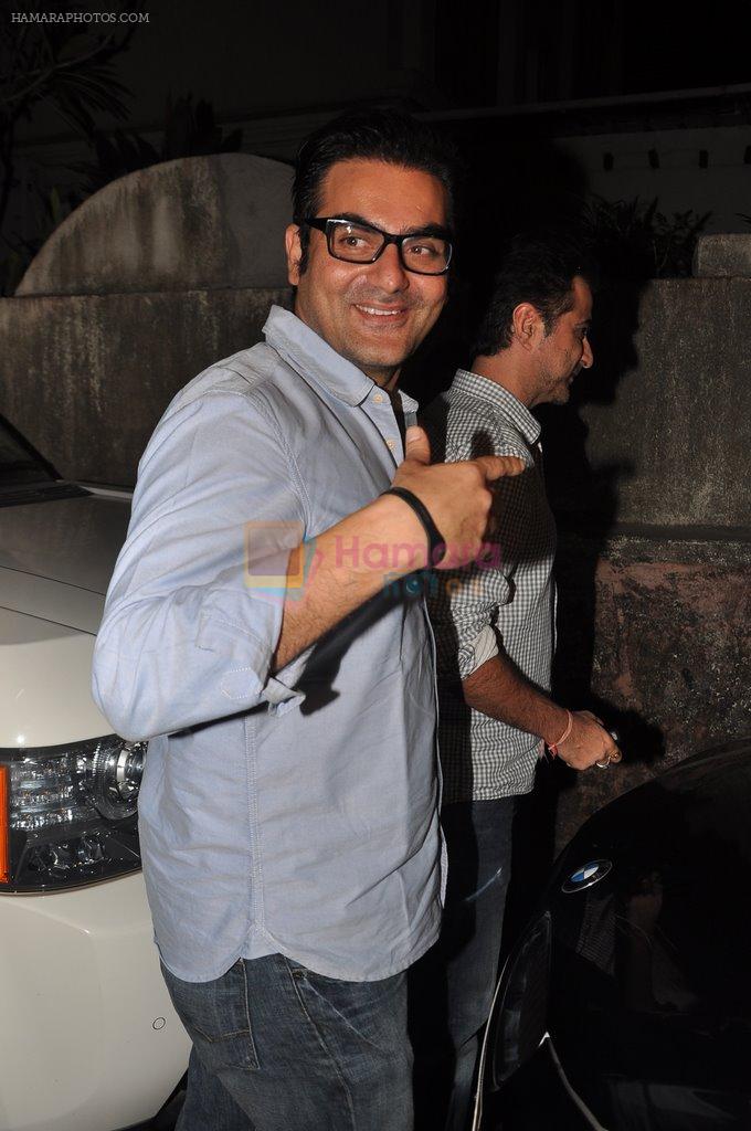 Arbaaz Khan at Dabangg 2 screening in Ketnav, Mumbai on 17th Dec 2012