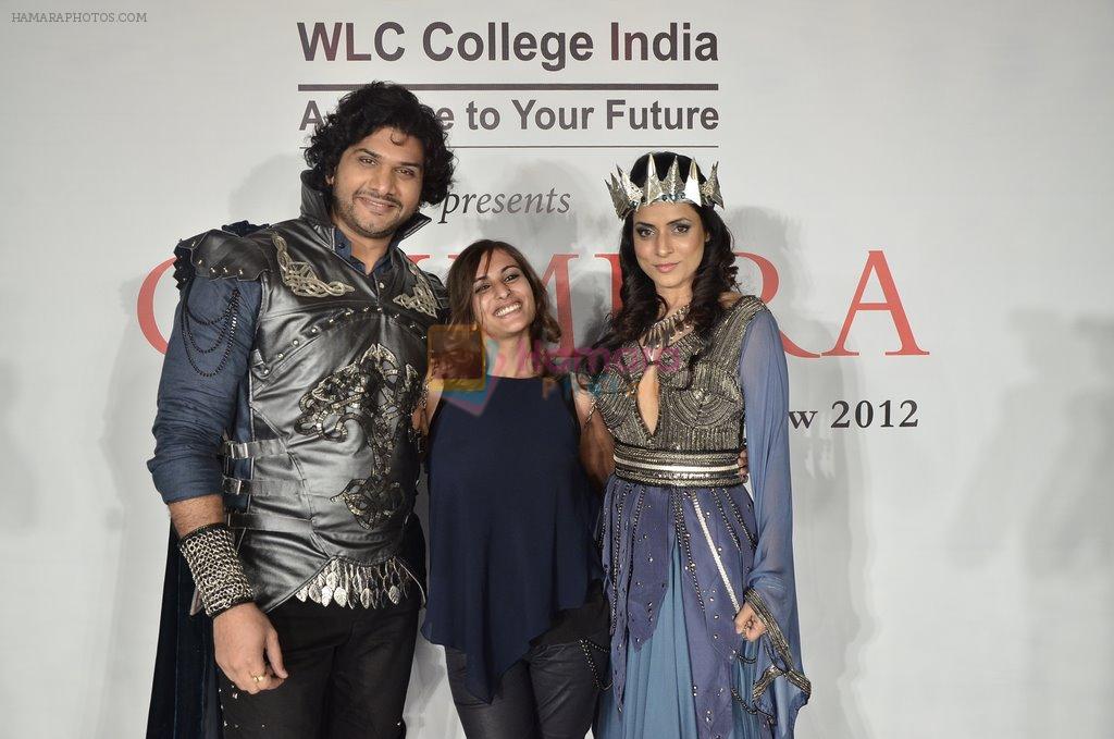 Simple Kaul at Chimera fashion show of WLC College in Mumbai on 18th Dec 2012
